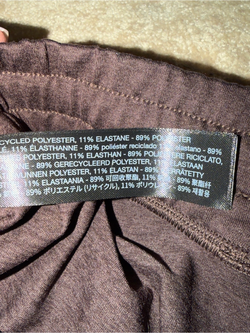 Vuori Wide-Leg Drawstring Pants in Chocolate Brown - Picture 2 of 6